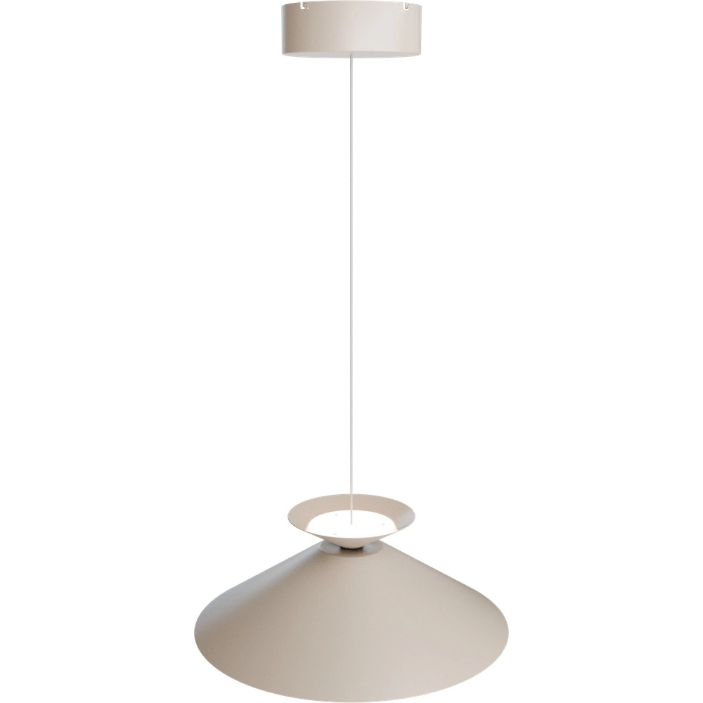Lampe suspendue Ceppo Terra beige Ø 45cm avec éclairage Masterlight 8718121389868