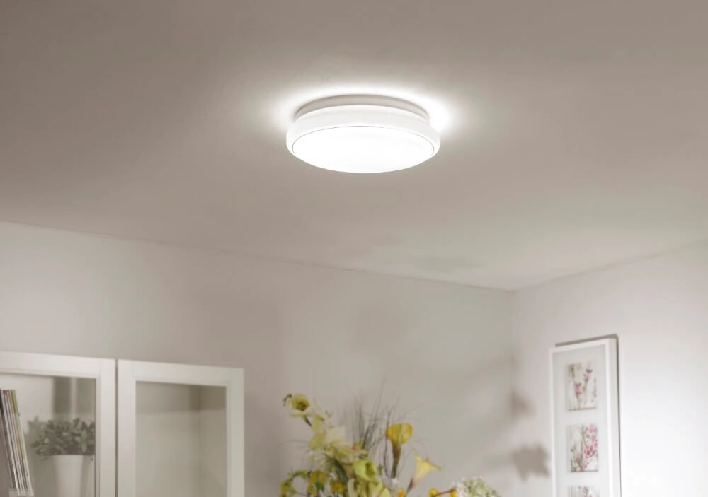 Plafonnier Jupiter 35cm - 3000-5000K effet étoile blanc Just Light 4043689927189