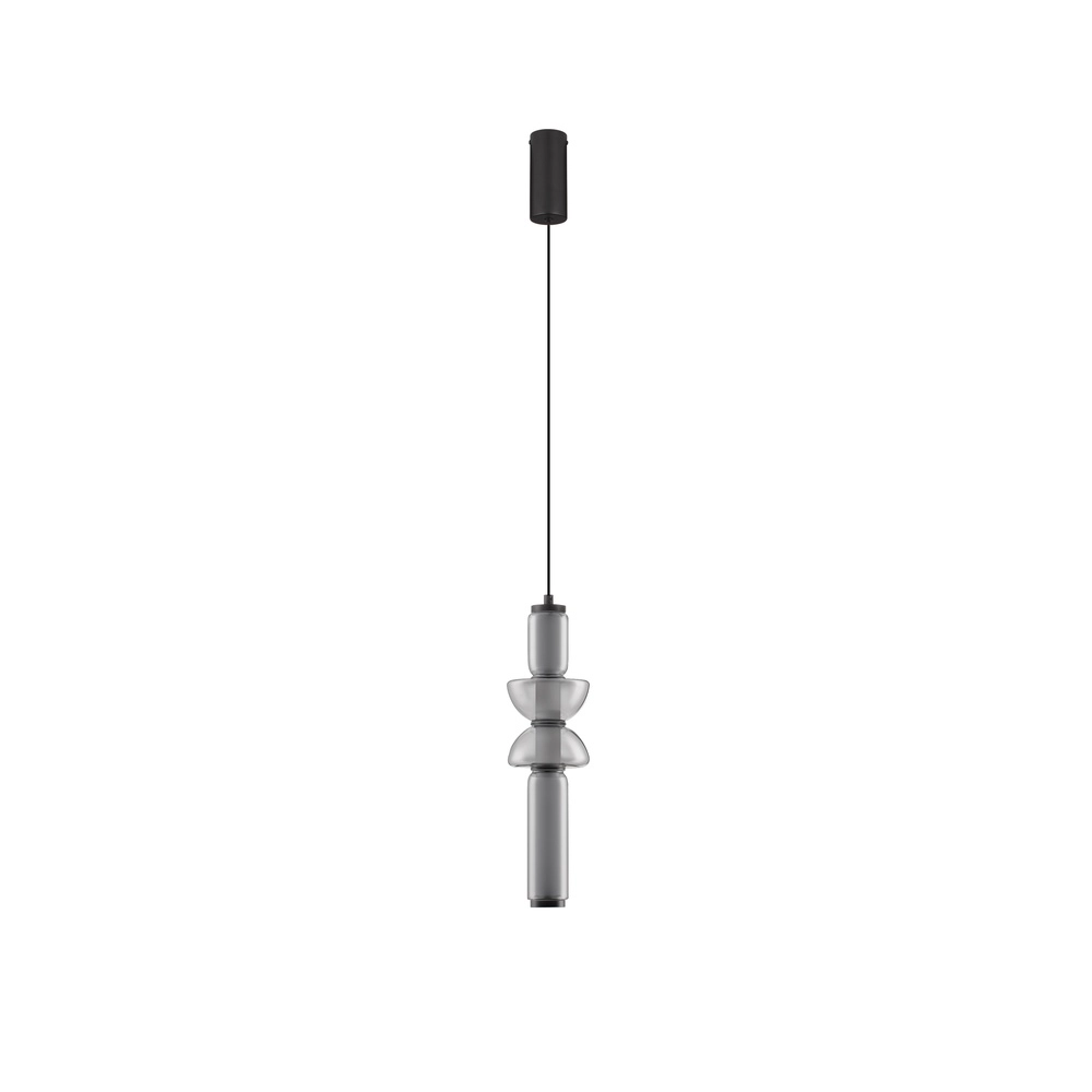 Suspension 1 lumière Ulon verre fumé Lyora 5212017474179