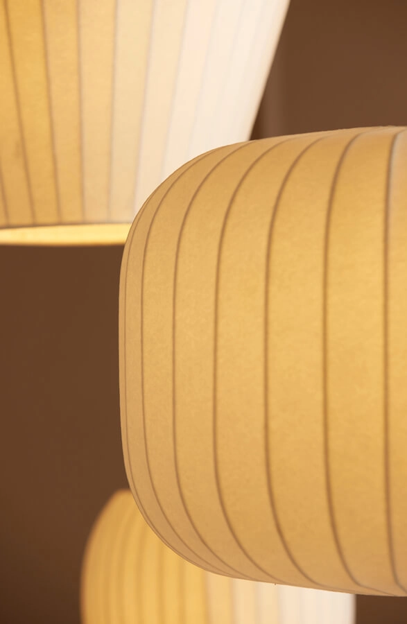 Suspension Japandi Lexa blanc Ø 44cm Light & Living 8717807638399