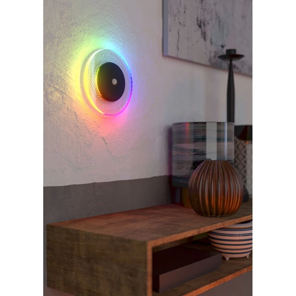 Applique murale Trepella Noir avec capteur Eglo 9002759758844