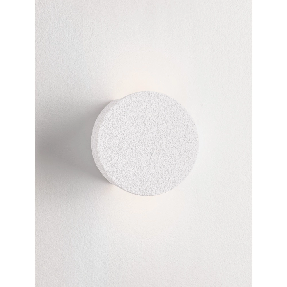 Applique murale ronde Awa blanc Ø 15,5cm Lyora 5212017479266