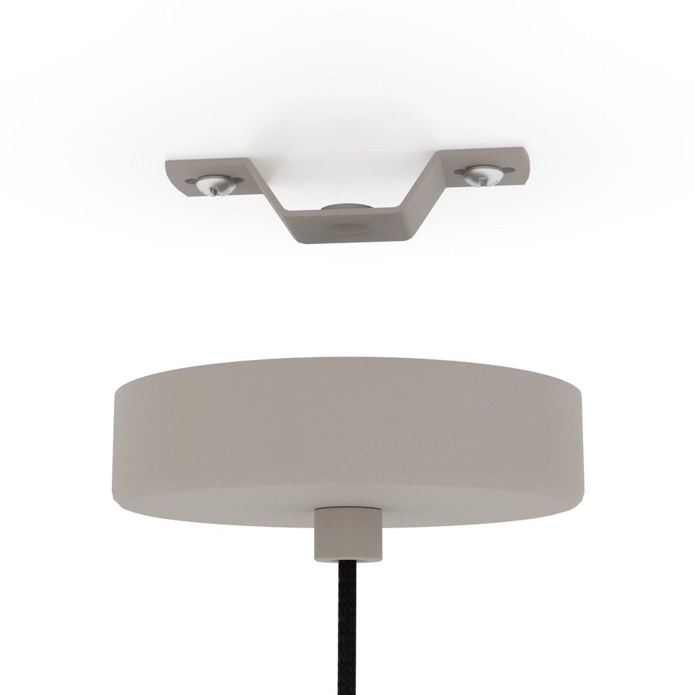 Lampe suspendue filaire Lodods brun sable Ø 22cm Eglo 9008606390298