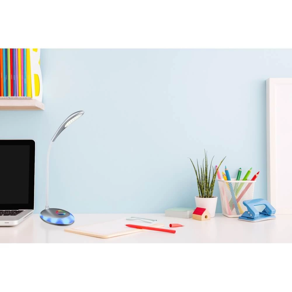 Lampe de bureau Minea argent Globo 9007371337361