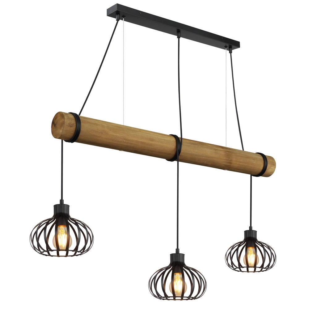 Lampe pendante à 3 lampes Caldwell Table à manger