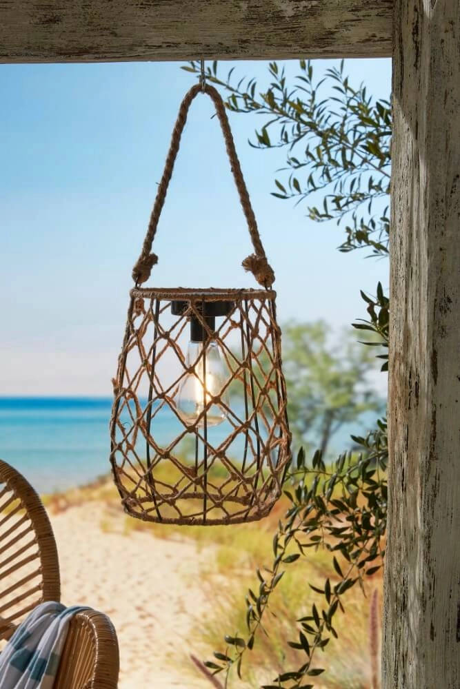 Lampe de table rurale Sardegna solaire Luxform 8719099201732