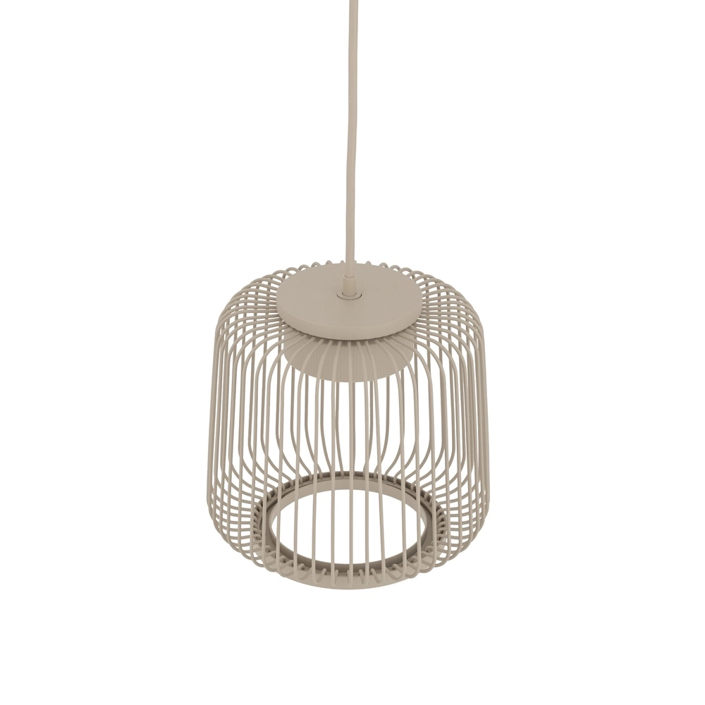Lampe cage Kenai brun sable Ø 18cm Lyora 5903139122177