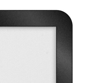 Plafonnier LED Anne Square 12w - 2700K - 22,5cm noir ETH 8720195301677