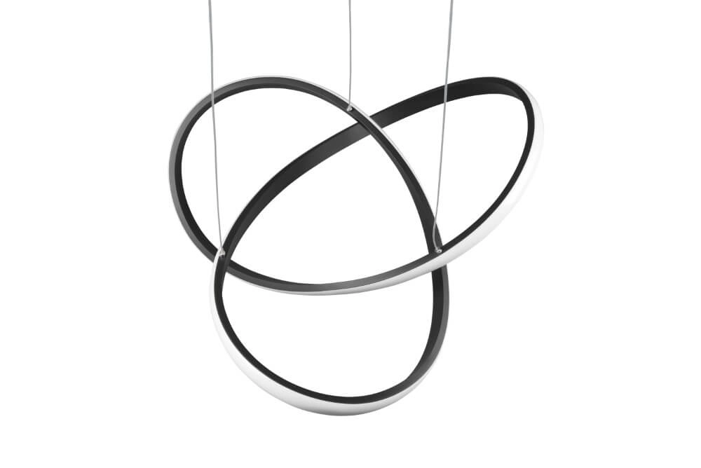 Suspension LED Course noir Trio 4017807521542