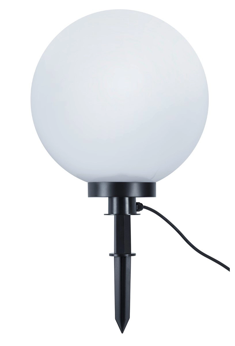 Lampe de jardin Bolo Spike opale de 40 cm