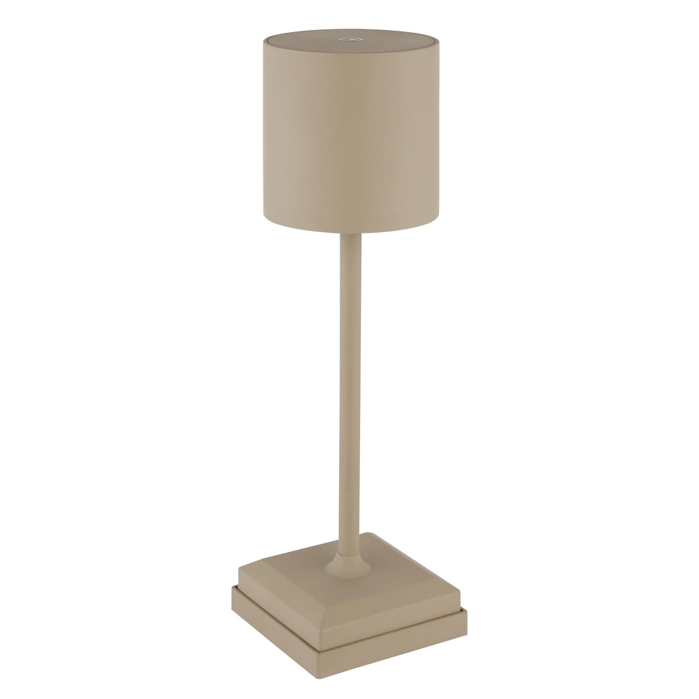 Lampe de table moderne Dixon Brun sable rechargeable Globo 9007371531394