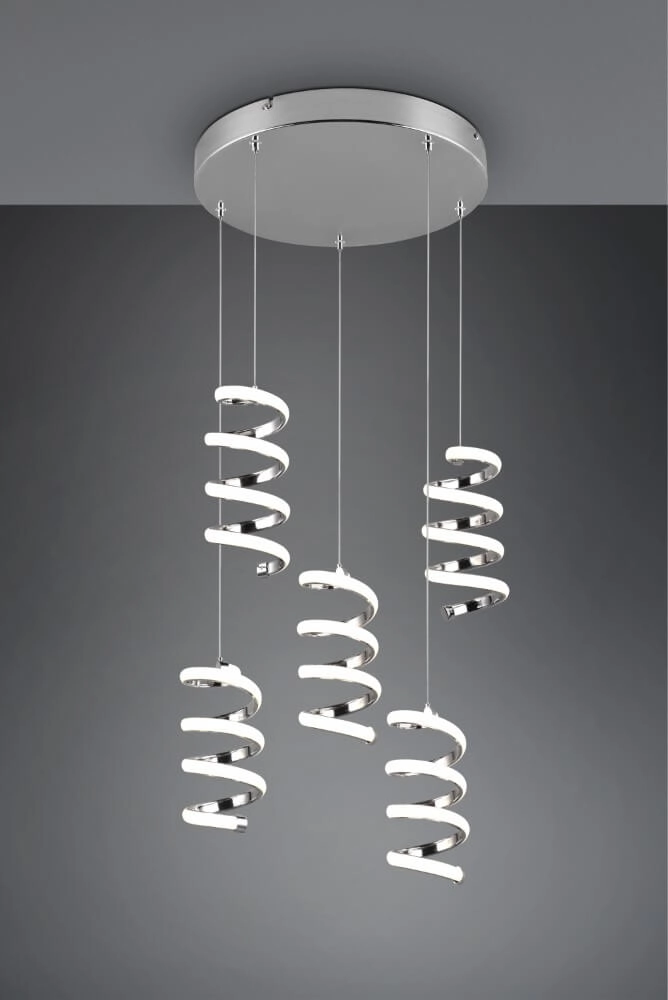 Lampe suspendue Laola 5 lumières Trio 4017807574029