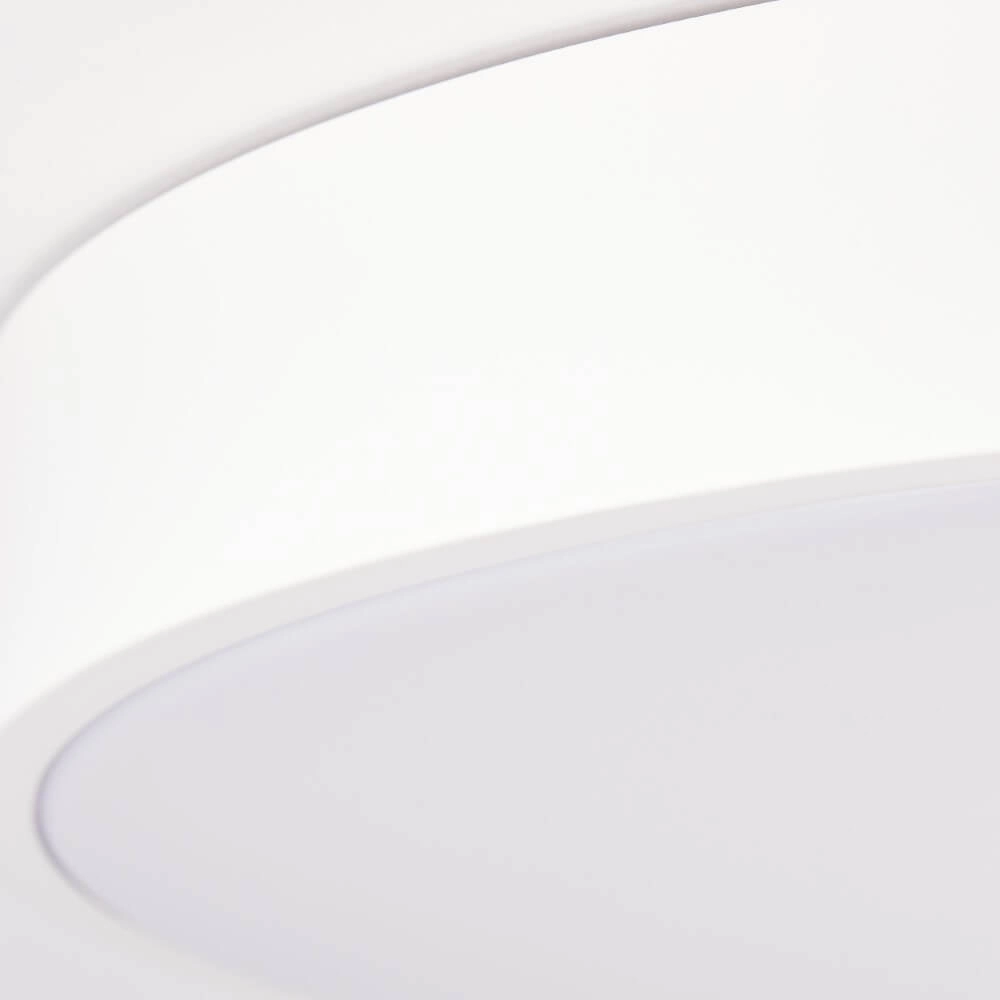 Plafonnier LED blanc Slimline Ø49cm Brilliant 4004353375842