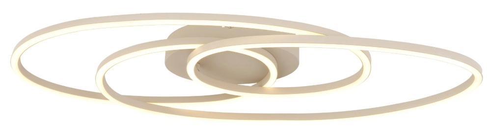Lampe de plafond à design Spira brun sable Globo 9007371593347