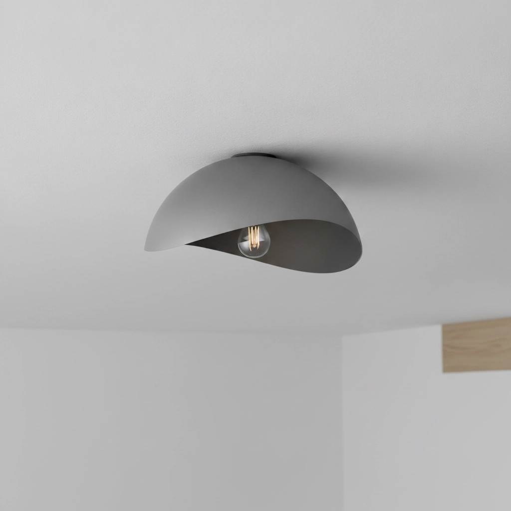 Plafonnier Opsi noir Ø 30cm