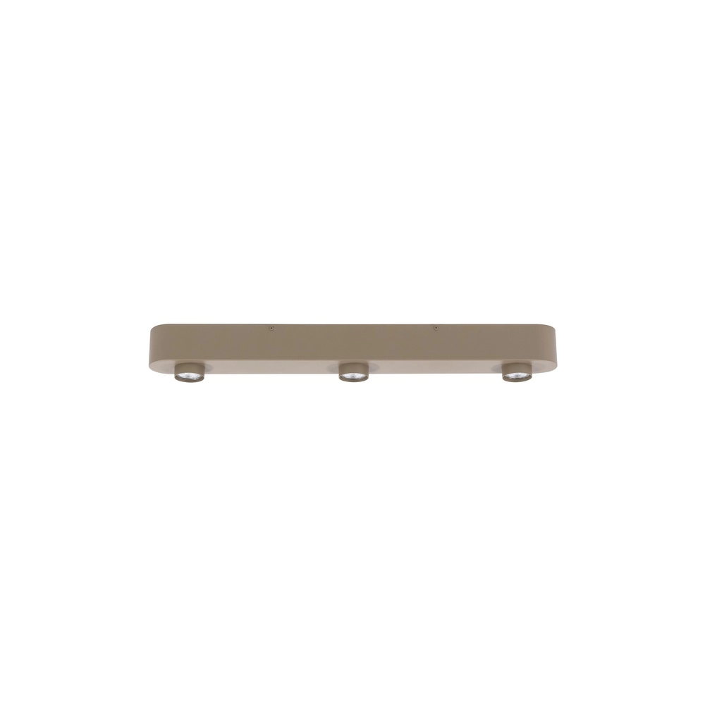 Lampe de plafond élégante Bar Brun sable clair à 3 Lyora 8716803514836