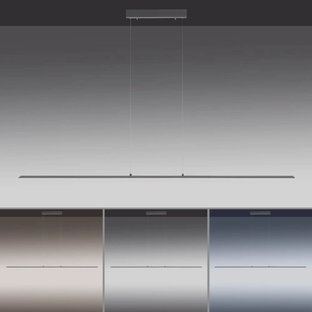 Lampe suspendue design Pure Lite 160 cm anthracite Paul Neuhaus 4012248344897