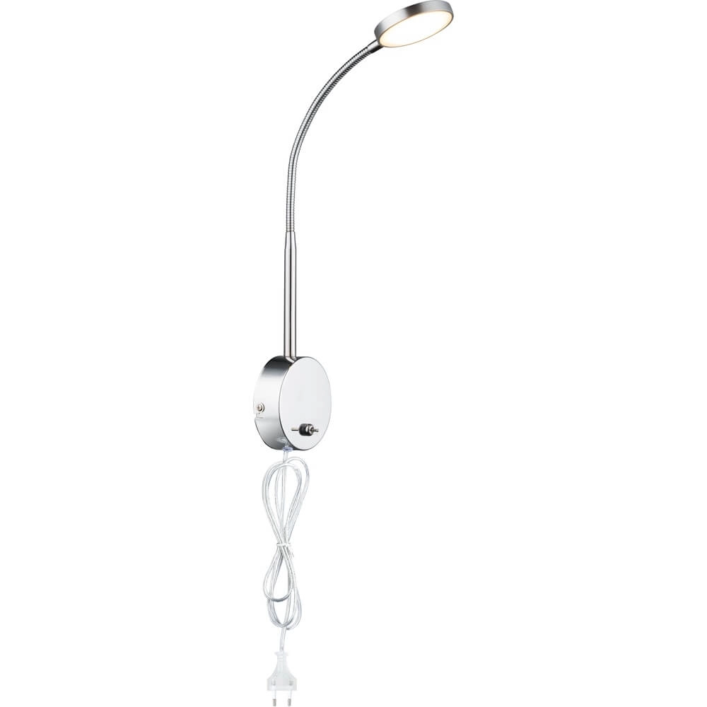 Applique murale Pegasi chrome avec cordon Globo 9007371324088