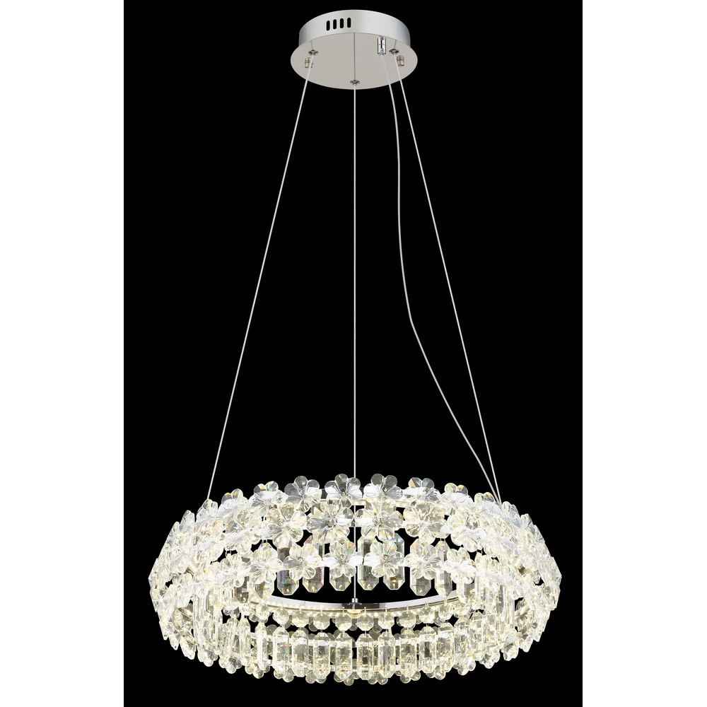 Lampe suspendue Diann Chrome Globo 9007371537853