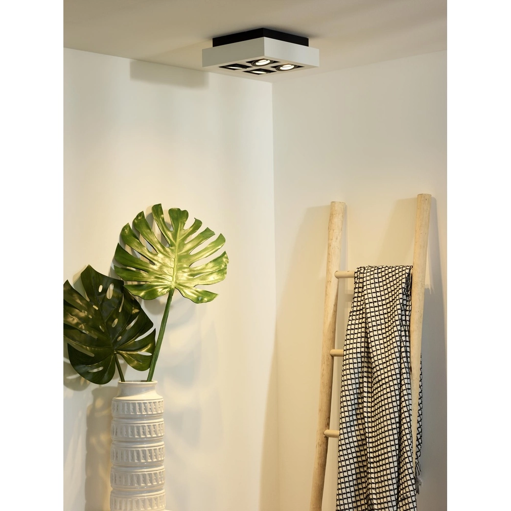Projecteur de plafond Xirax 4 x 5W blanc Lucide 5411212092359