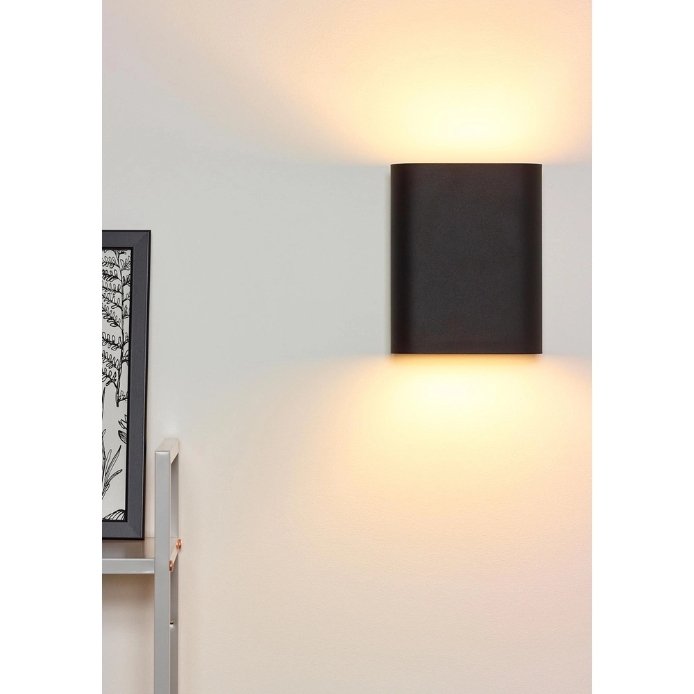 Emplacement mural de conception Ovalis Noir Lucide 5411212126894