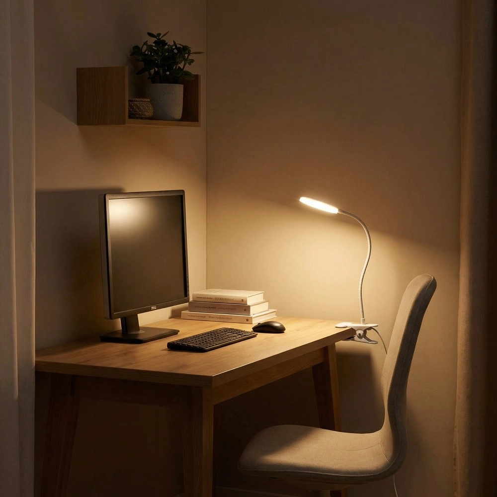Lampe à pince Casetto Blanc Eglo 9008606389292