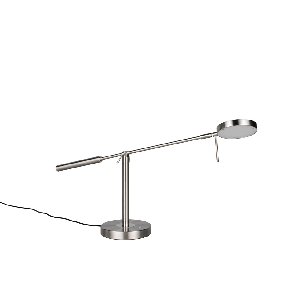 Lampe de bureau Monza nickel Trio 4017807693263