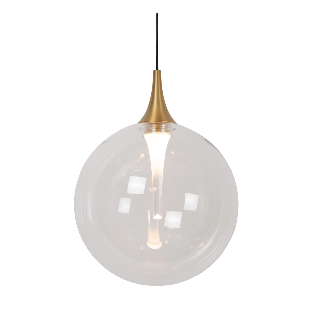 Suspension LED de conception Gisela transparent - 1x Ø 16cm Premium by Lucide 5411212134769