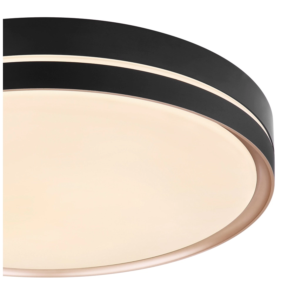 Lampe de plafond à design Manni noir Ø 48,5cm Globo 9007371425150