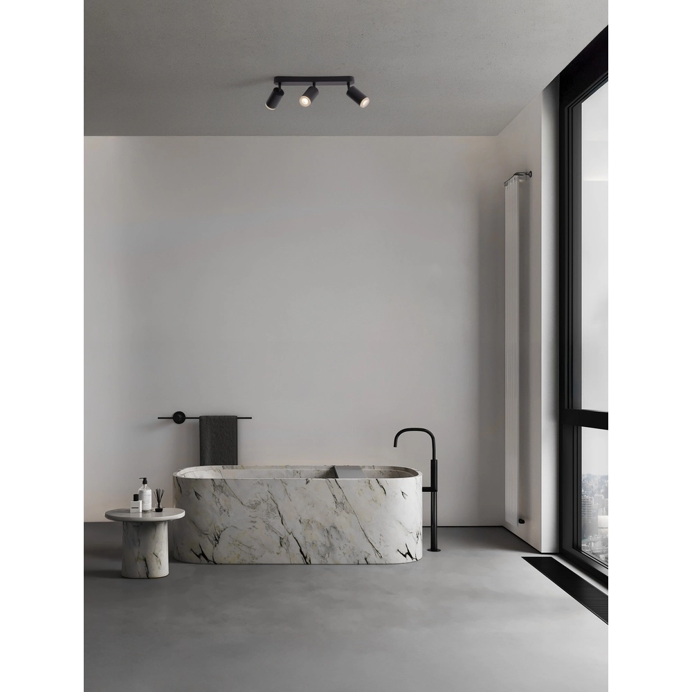 Spot monté en surface Mao 3 lumières noir Lyora 5212017475299