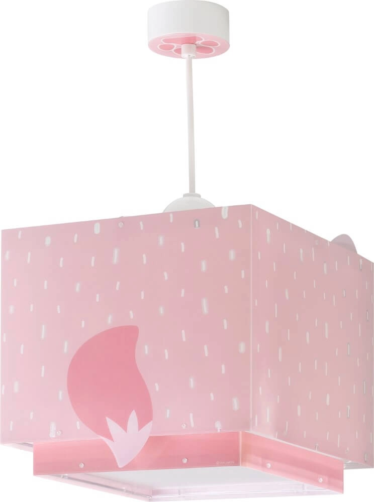 Lampe suspendue chambre d'enfant Little Fox rose Dalber 8420406645827