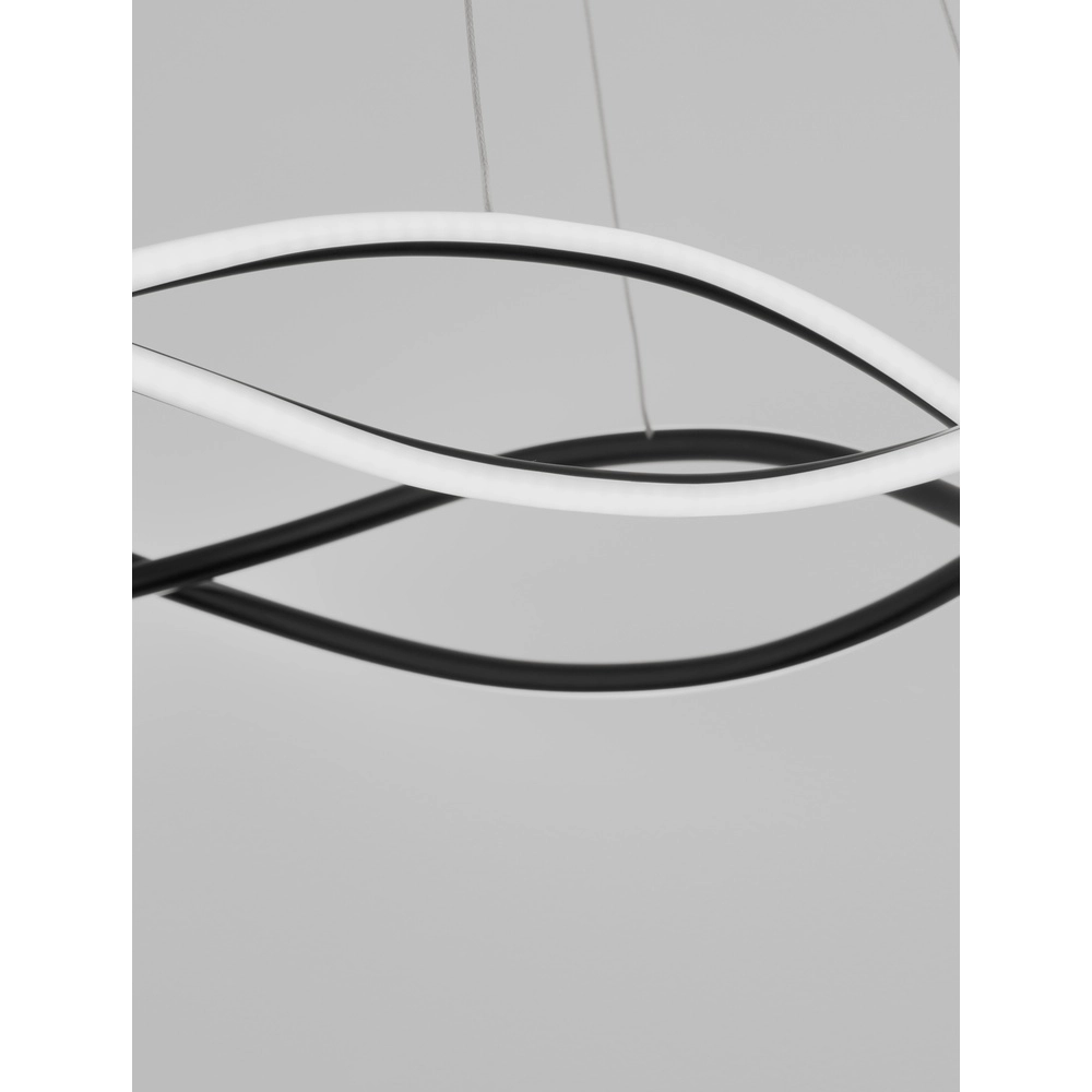 Suspension design Jinal noir Ø 80cm Lyora 5212017438744