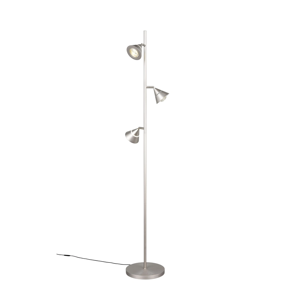 Lampadaire Romeo nickel Trio 4017807675375