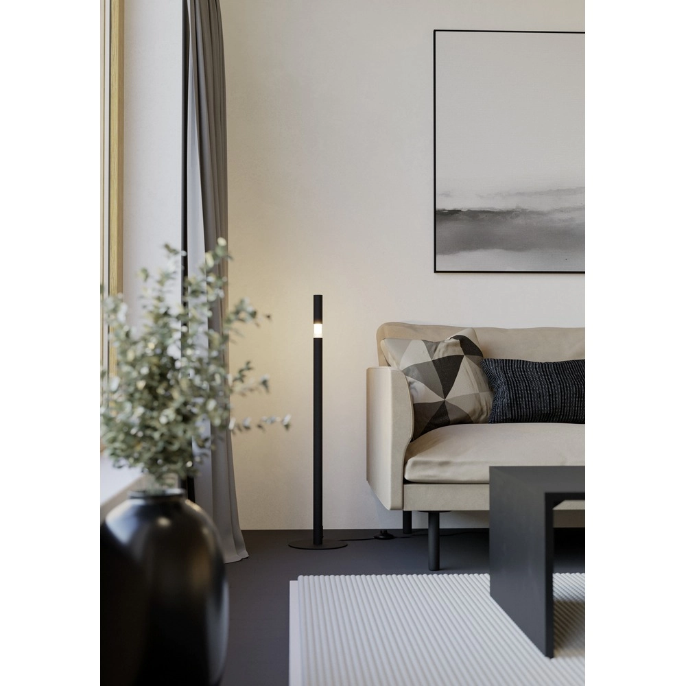 Lampe de pied élégante Parabita noir et blanc Eglo 9008606392414