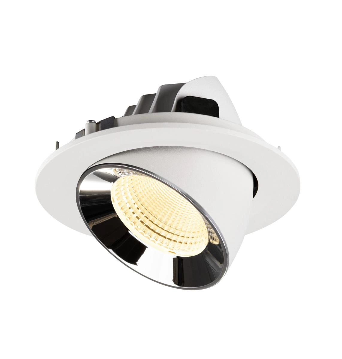 Spot encastré Numinos Gimble L blanc/chrome 3000K - 55 deg SLV 4024163310161