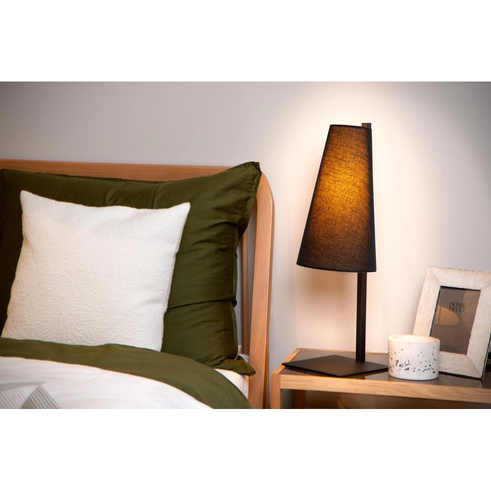 Lampe de table de conception Gregory Noir Lucide 5411212303141