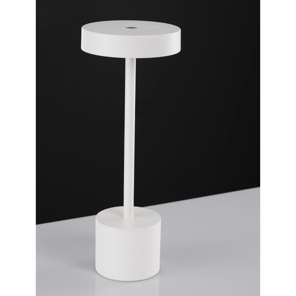 Lampe de table design Fumo Blanc rechargeable Lyora 5212017434746