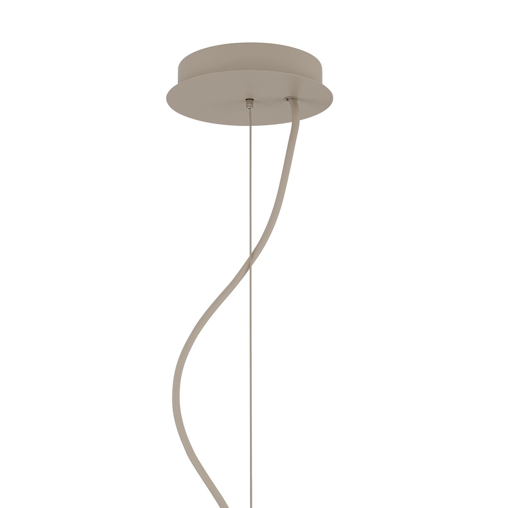 Lustre moderne Orto brun sable Ø 103cm Lyora 5903139125260