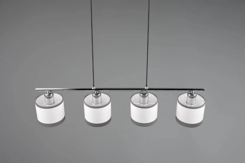 Lampe suspendue Davos blanc 4 lumières Trio 4017807574265