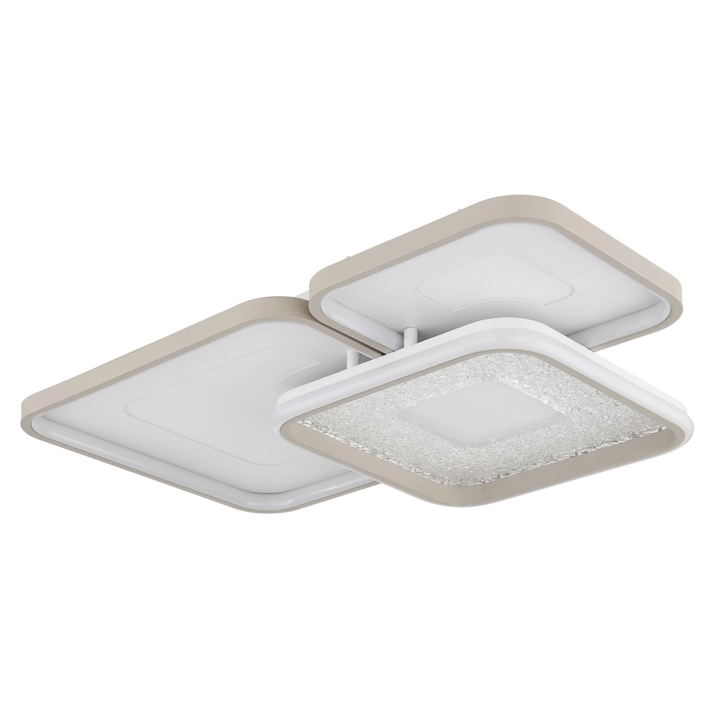 Plafonnier moderne Mosaiko 64cm brun sable Globo 9007371575763