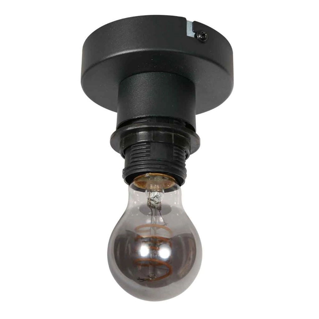 Lampe de plafond Ropex avec teinte en rotin Ø23cm Steinhauer 8712746182972