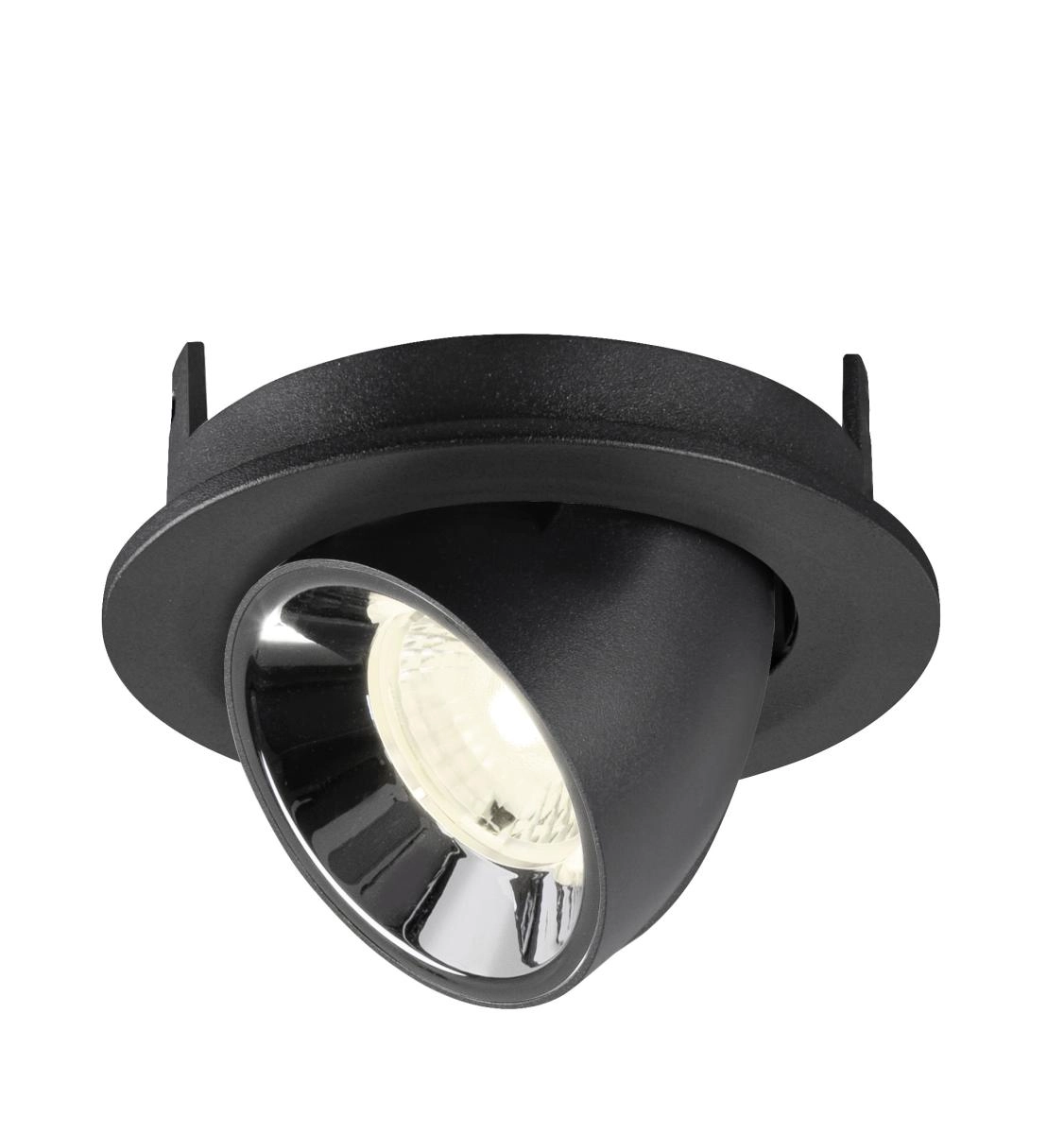 Spot encastré Numinos Gimble S noir/chrome 4000K - 40 deg SLV 4024163313346