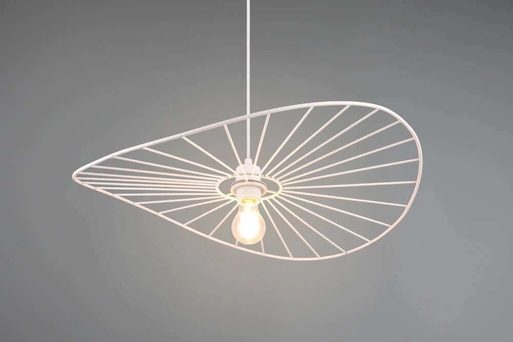Lampe suspendue Chapeau blanc