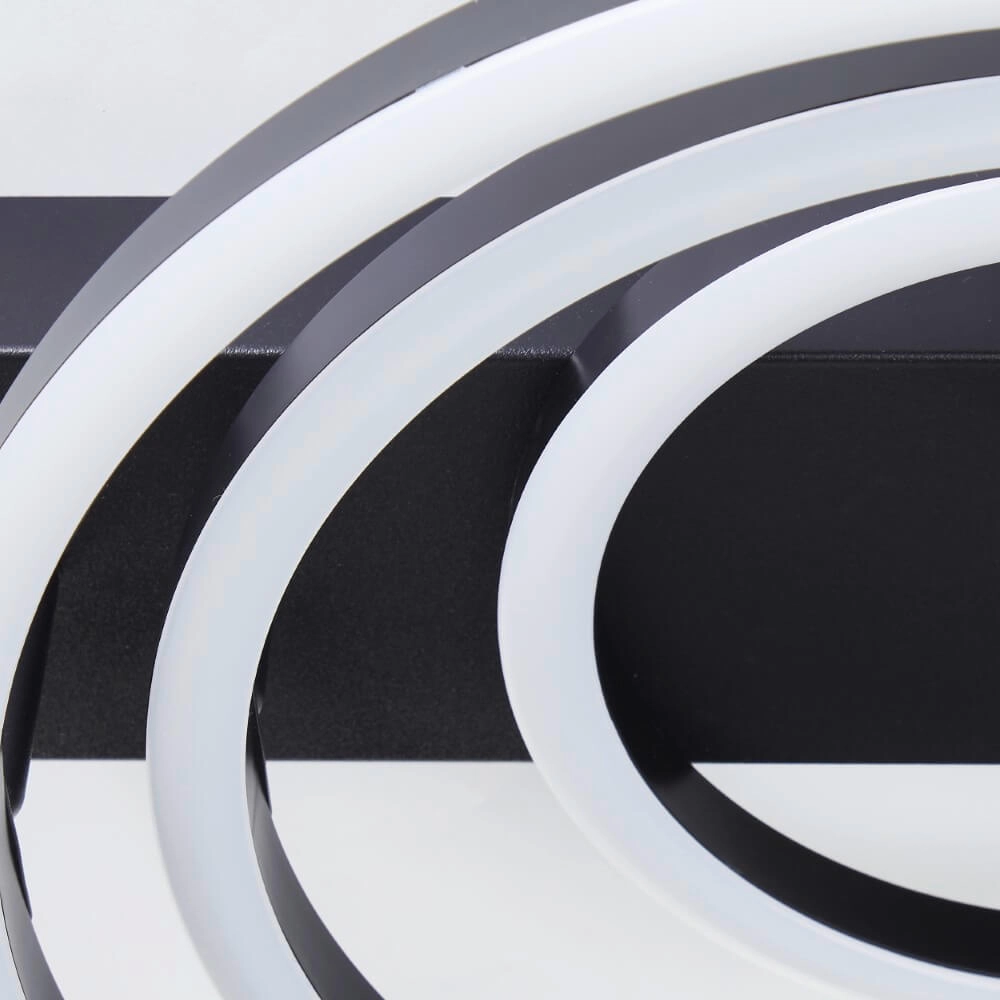 Plafonnier à intensité variable Pedley noir Brilliant 4004353442094