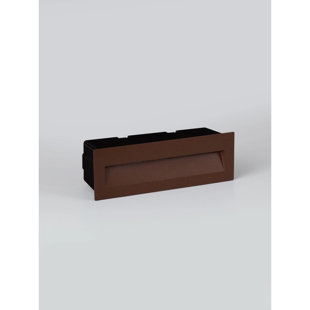 Lampe murale encastrée Drat Brun rouille Lyora 5212017498038