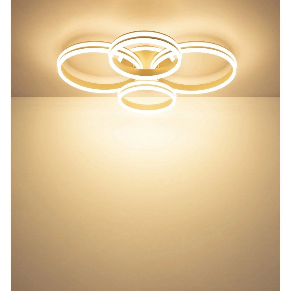 Lampe de plafond à design Rubio brun sable Globo 9007371581207