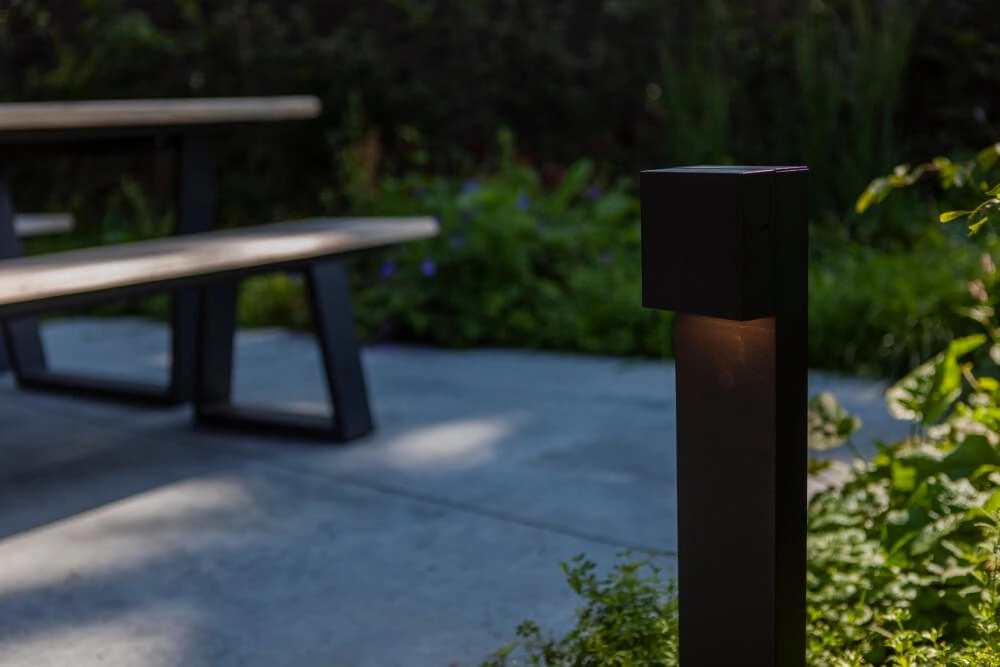 Lampe de jardin sur pied Gemini Xf noir Lutec 6939412070247