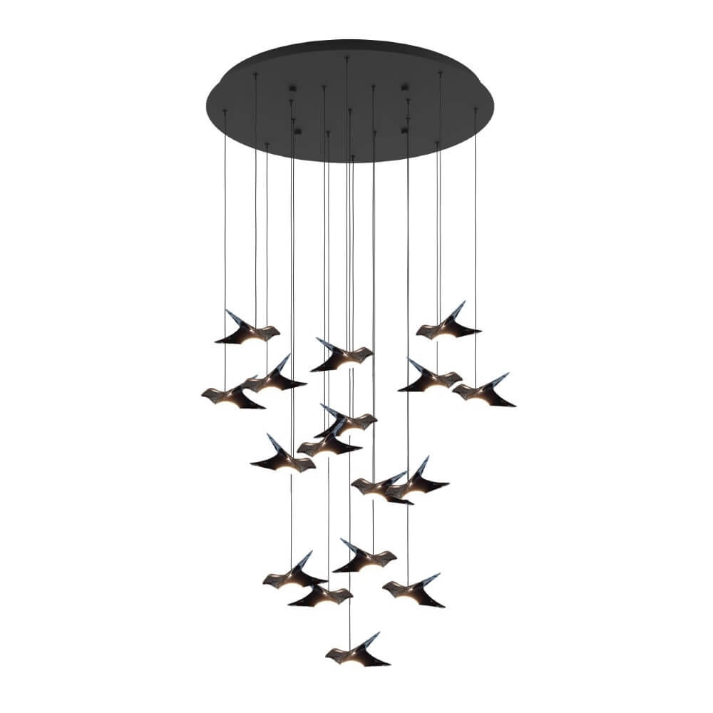 Lampe suspendue Paratebueno avec des oiseaux Lampe suspendue Paratebueno avec des oiseaux