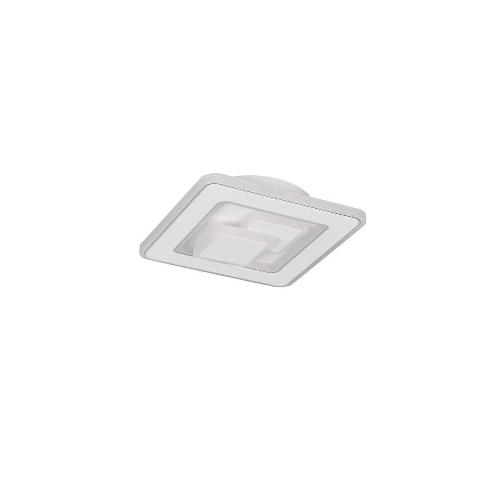 Lampe de plafond Tamaro Carré blanc Trio 4017807704396
