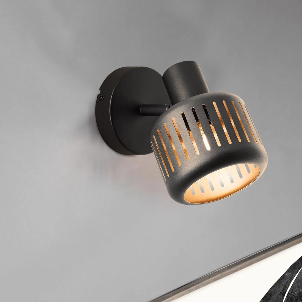 Applique noire Tyas noir avec de l'or Brilliant 4004353424311